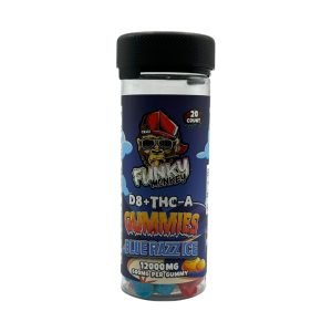 Funky Monkey D8+THC-A Blue Razz ice Flavour 12000mg