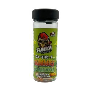 Funky Monkey D8+THC-A Double Apple Flavour 12000mg